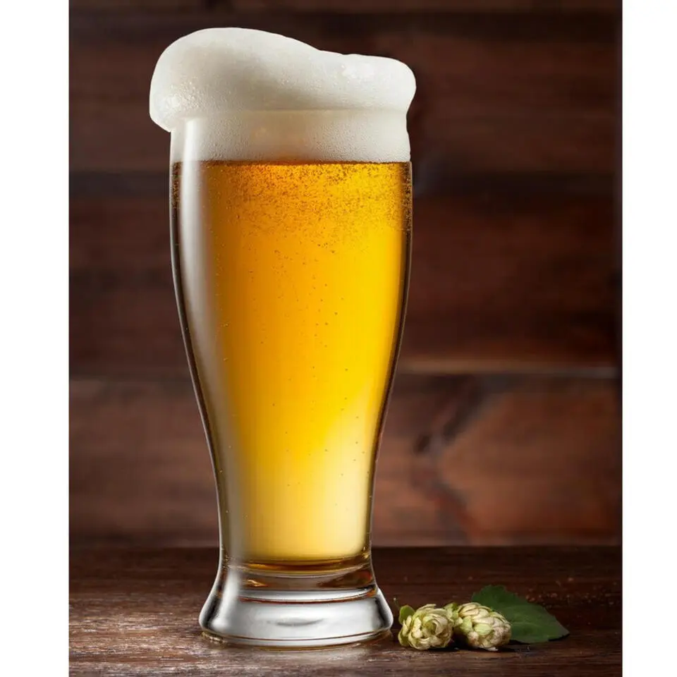 LAV Bierglazen - 2x - 565 ml/0,56L - stevig glas - glazen