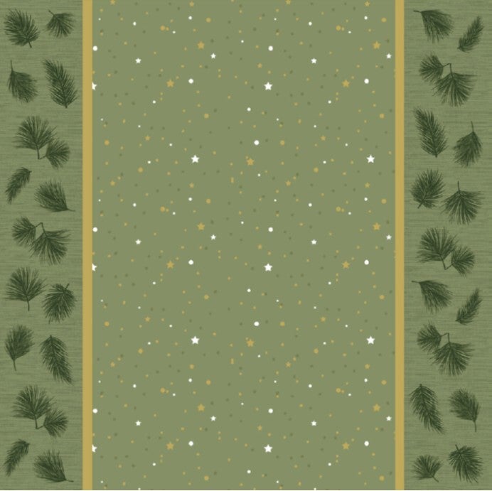 Paper + Design 3-in-1 tafeldecoratie Green Xmas groen 40 x 480 cm