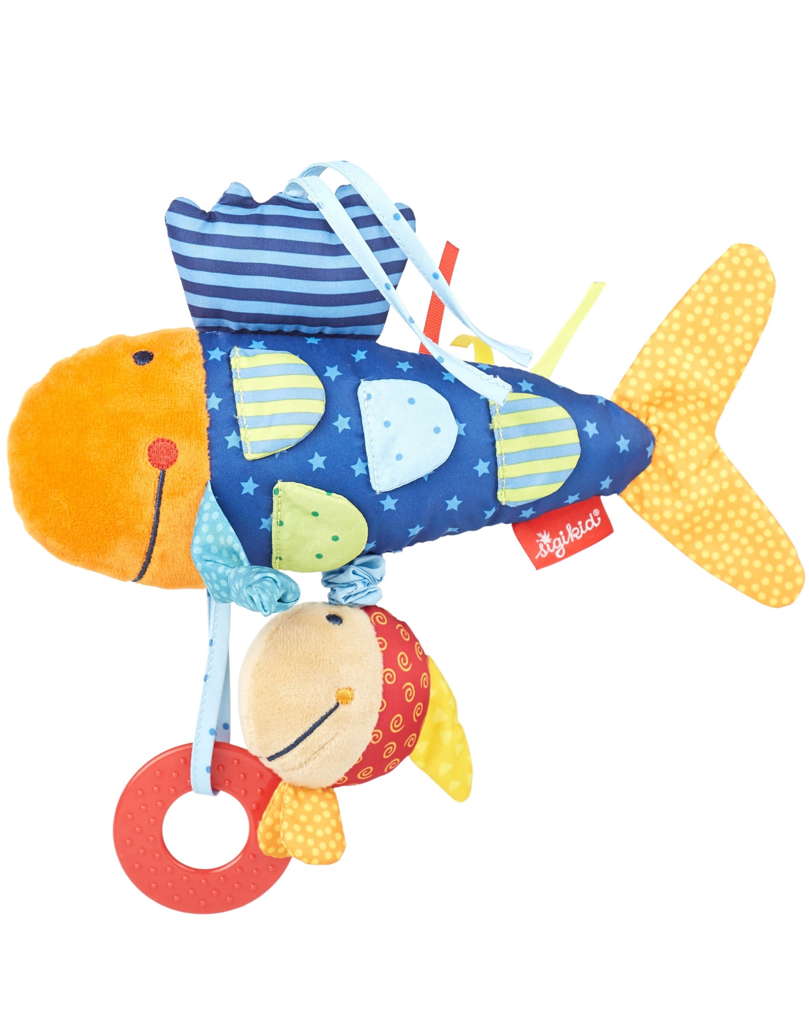 Activity-Kuscheltier PLAYQ - FISCH in bunt