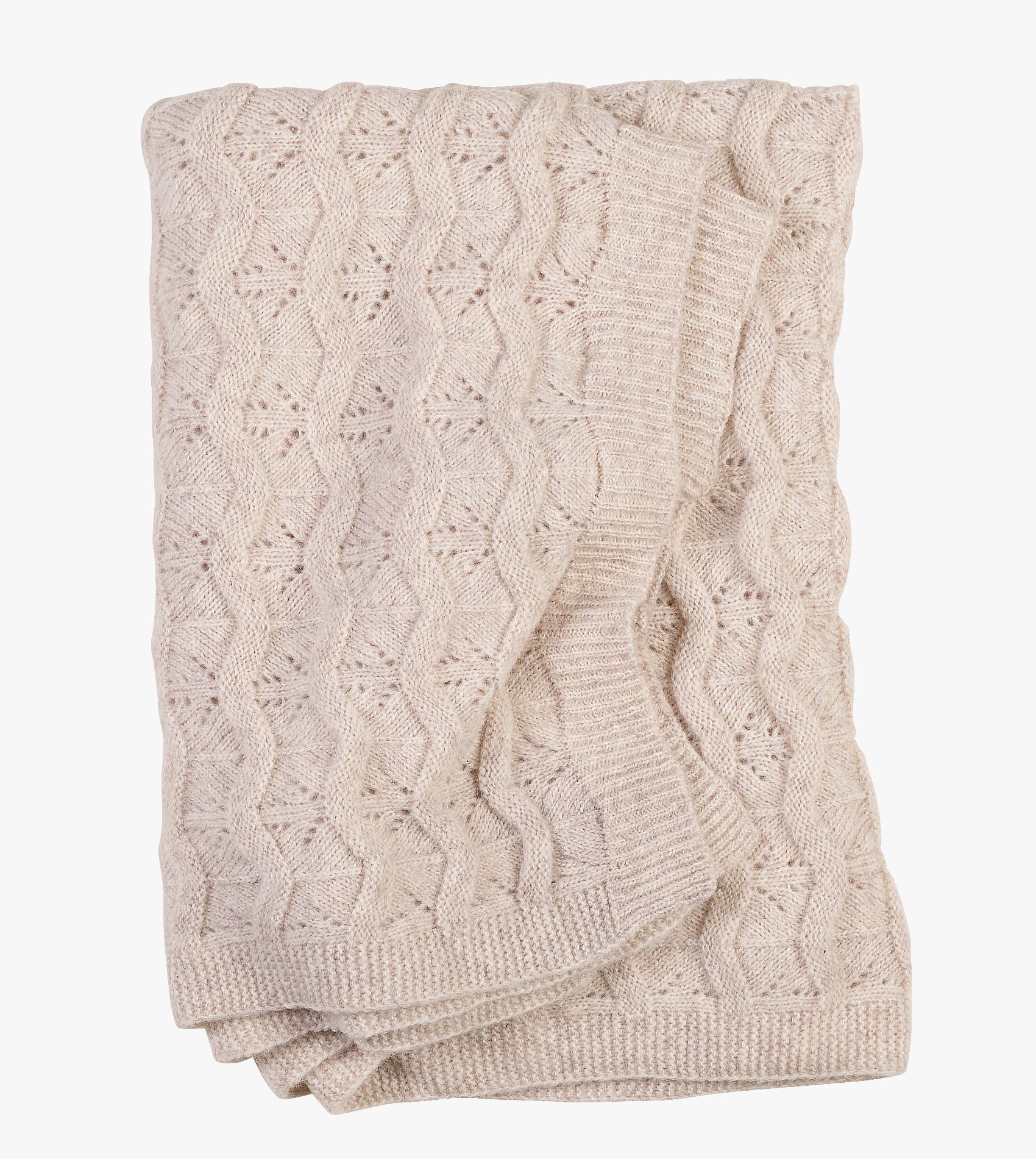 Pledd beige - 130x170 cm