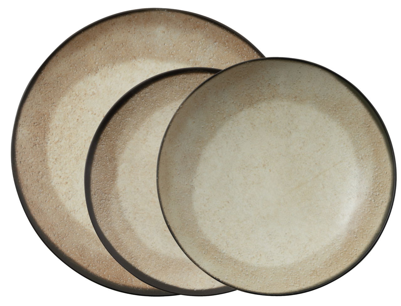 Arthur Krupp Tellerset 12-tlg. Shade Matt Earth