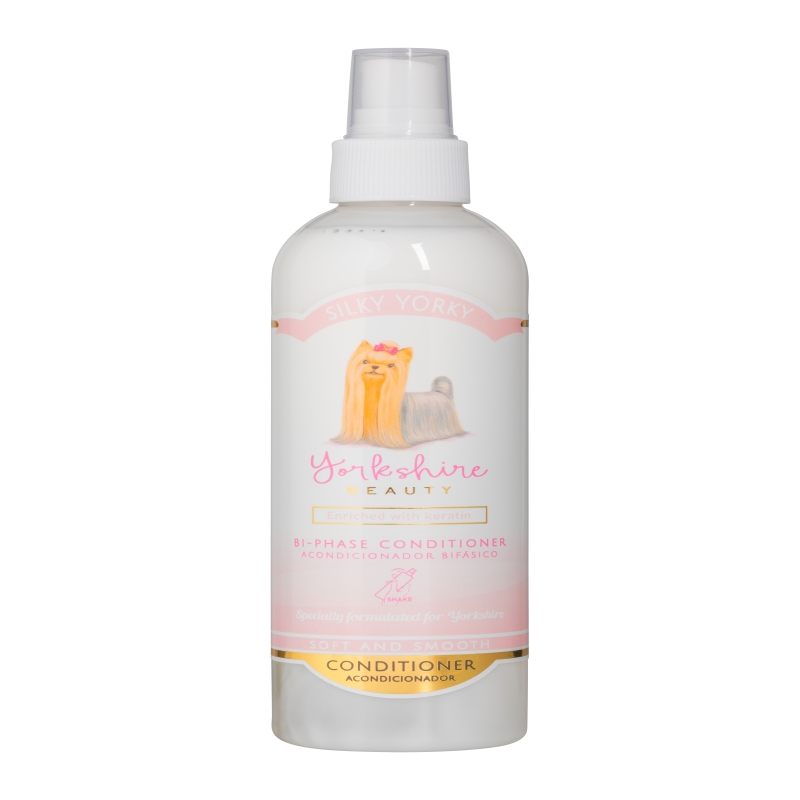 Spray condicionador para cães da raça Yorkshire Terrier