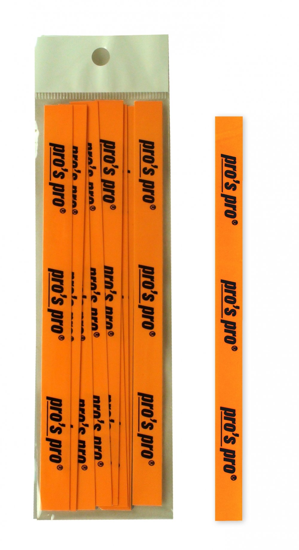 Griffabschlussband 10er  orange