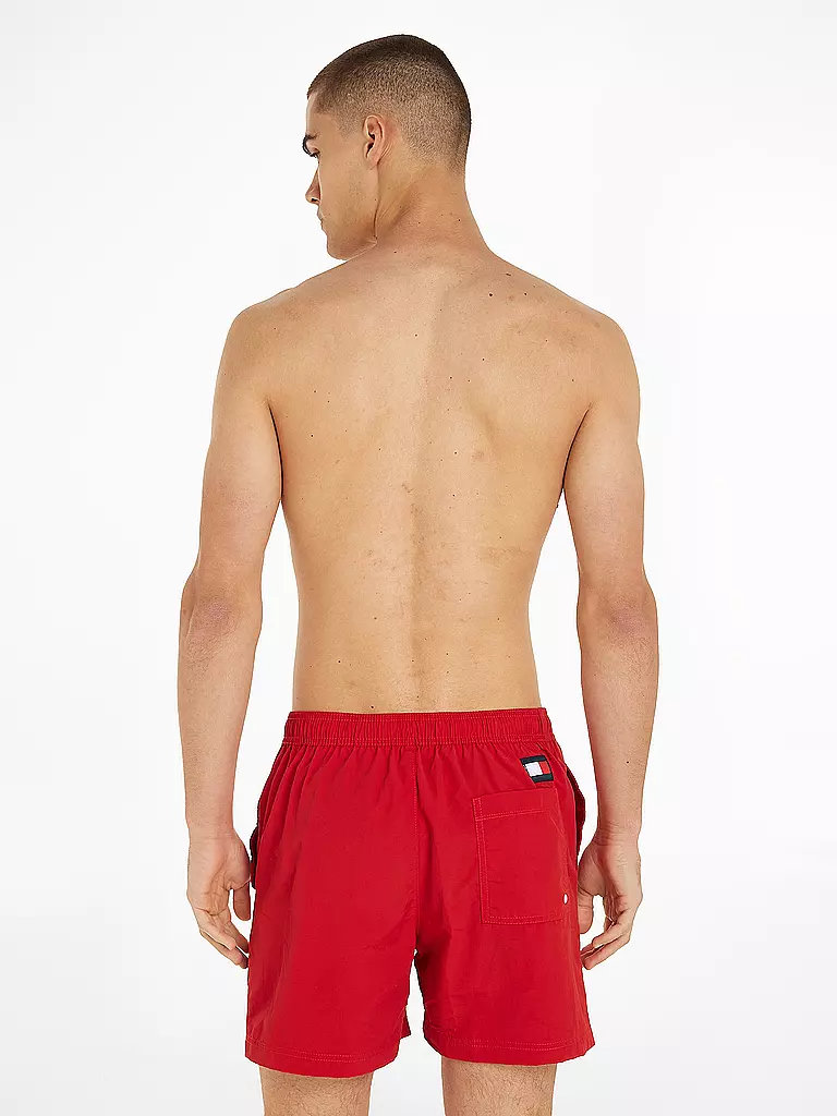 TOMMY HILFIGER Badeshorts rot