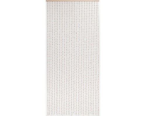 Deurgordijn met houten kralen Delhi 90x200 cm