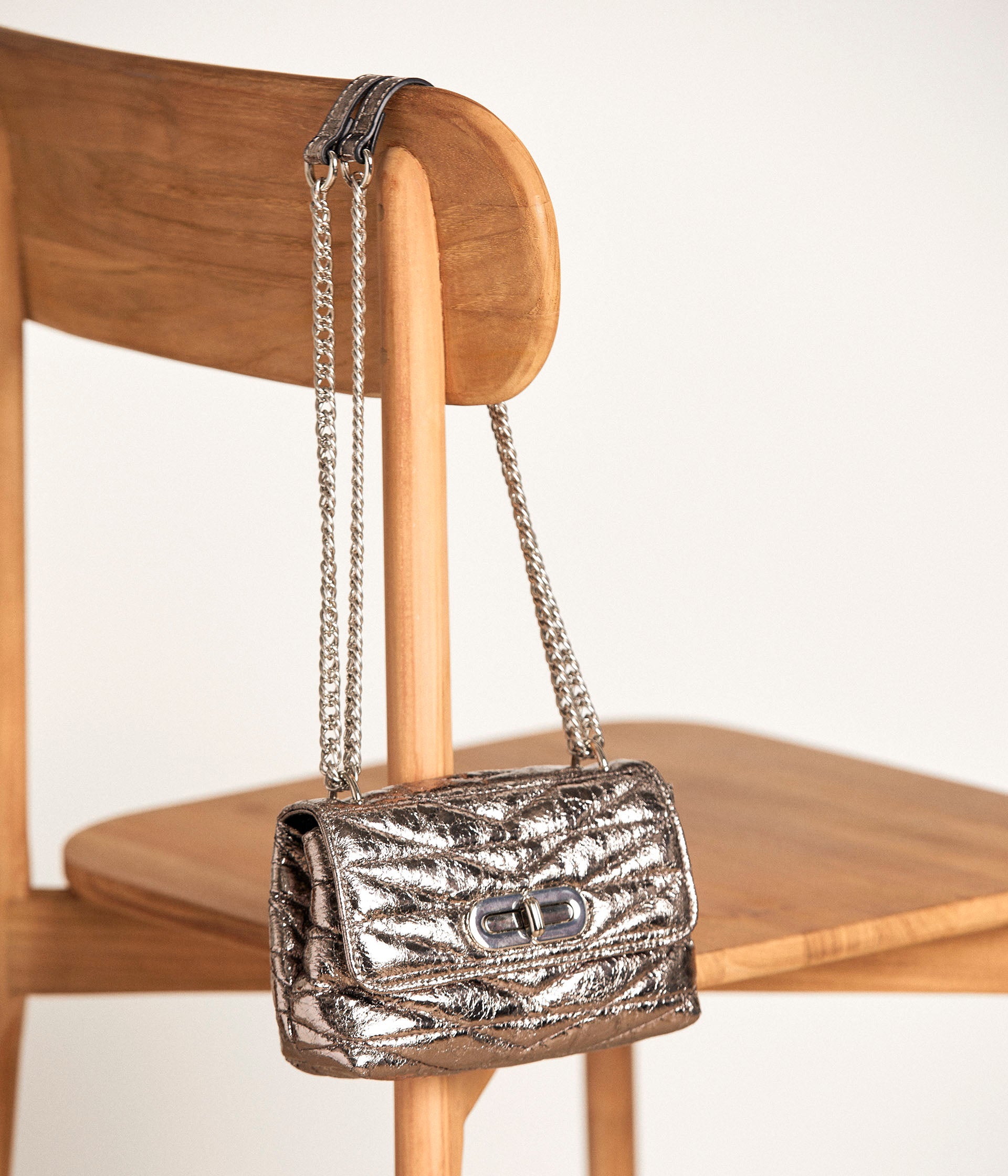 Sac argenté Astrid