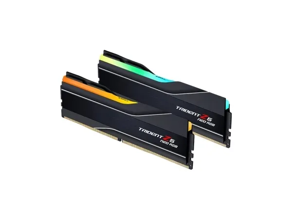 G.Skill Trident Z5 Neo RGB - DDR5 - sæt - 32 GB: 2 x 16 GB - DIMM 288-PIN - 6000 MT/s / PC5-48000 - CL30 - 1.35 V - ikke bufferet - ikke-ECC - mat sort