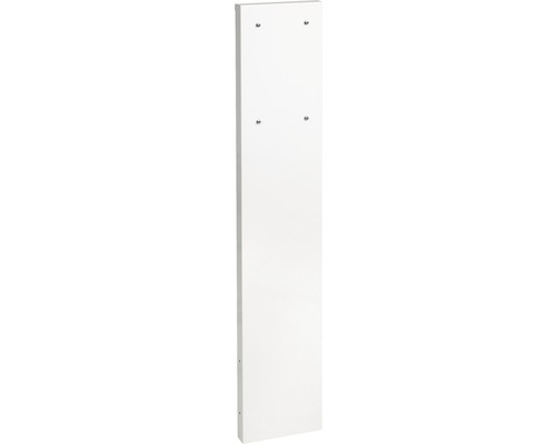 MEFA kolom 72, gepoedercoat staal, BxHxD 205/1100/47 mm, verkeerswit RAL 9016