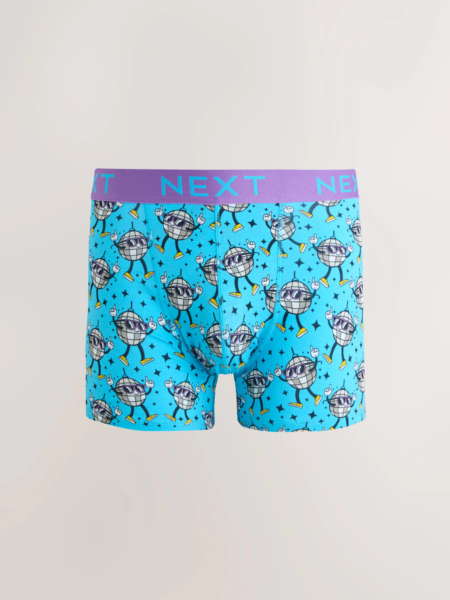 Heldere Disco Karakter - Verpakking van 8 - Boxershorts
