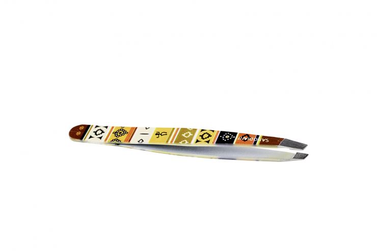 Pince à épiler motif ethnic