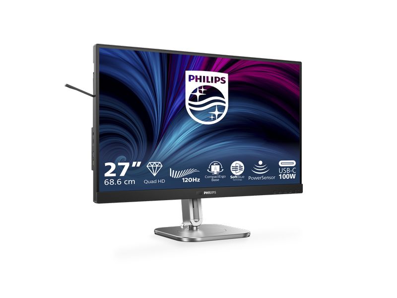 Philips Monitor 27B2U4601/00 27'' LCD-Monitor mit Quad HD und USB-C-Anschluss
