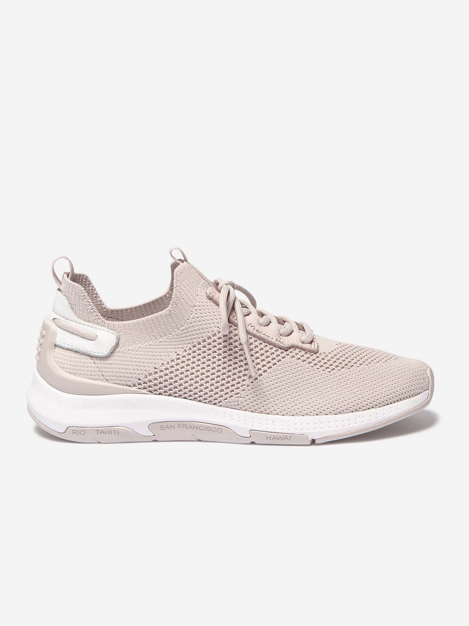 Baskets Femme Confort Textile Recyclé Rose
