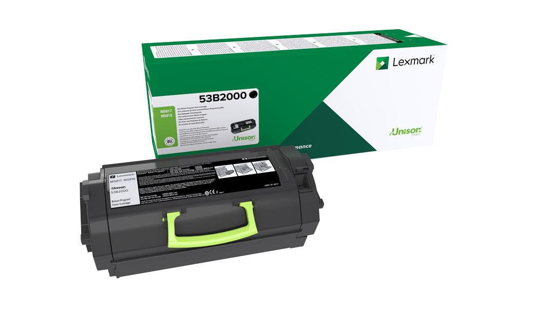 Toner 53B2000 Black<br>Toner, Black