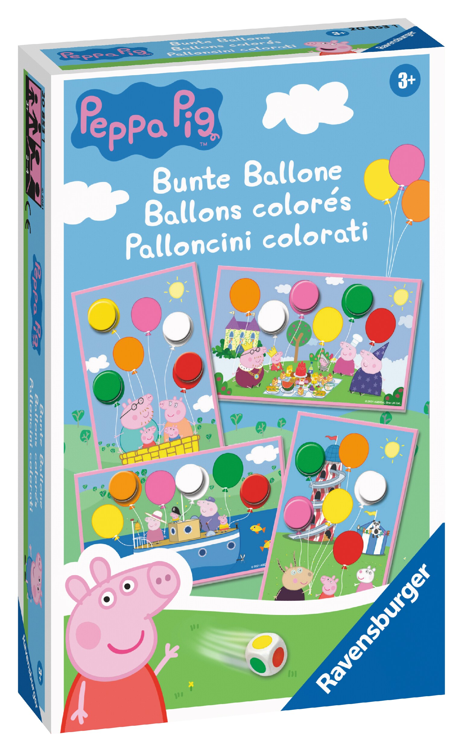 Mitbringspiele RavensburgerPeppa Pig Bunte Ballone - versch. Ausführungen.