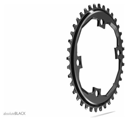 Plateau Ovale Narrow Wide AbsoluteBlack 110BCD pour Transmissions Sram Apex Noir
