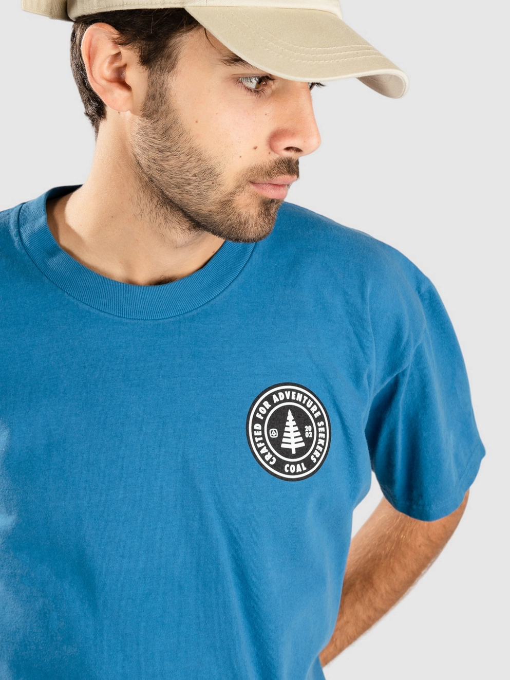 Coal The Crest T-Shirt slate blue