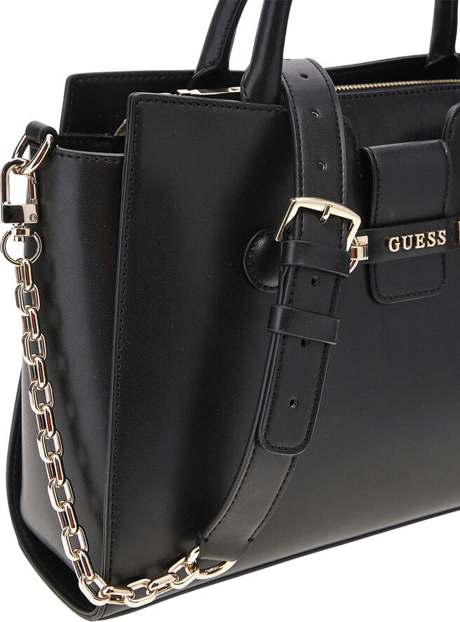 GUESS NOLANA GIRLFRIEND SATCHEL Black