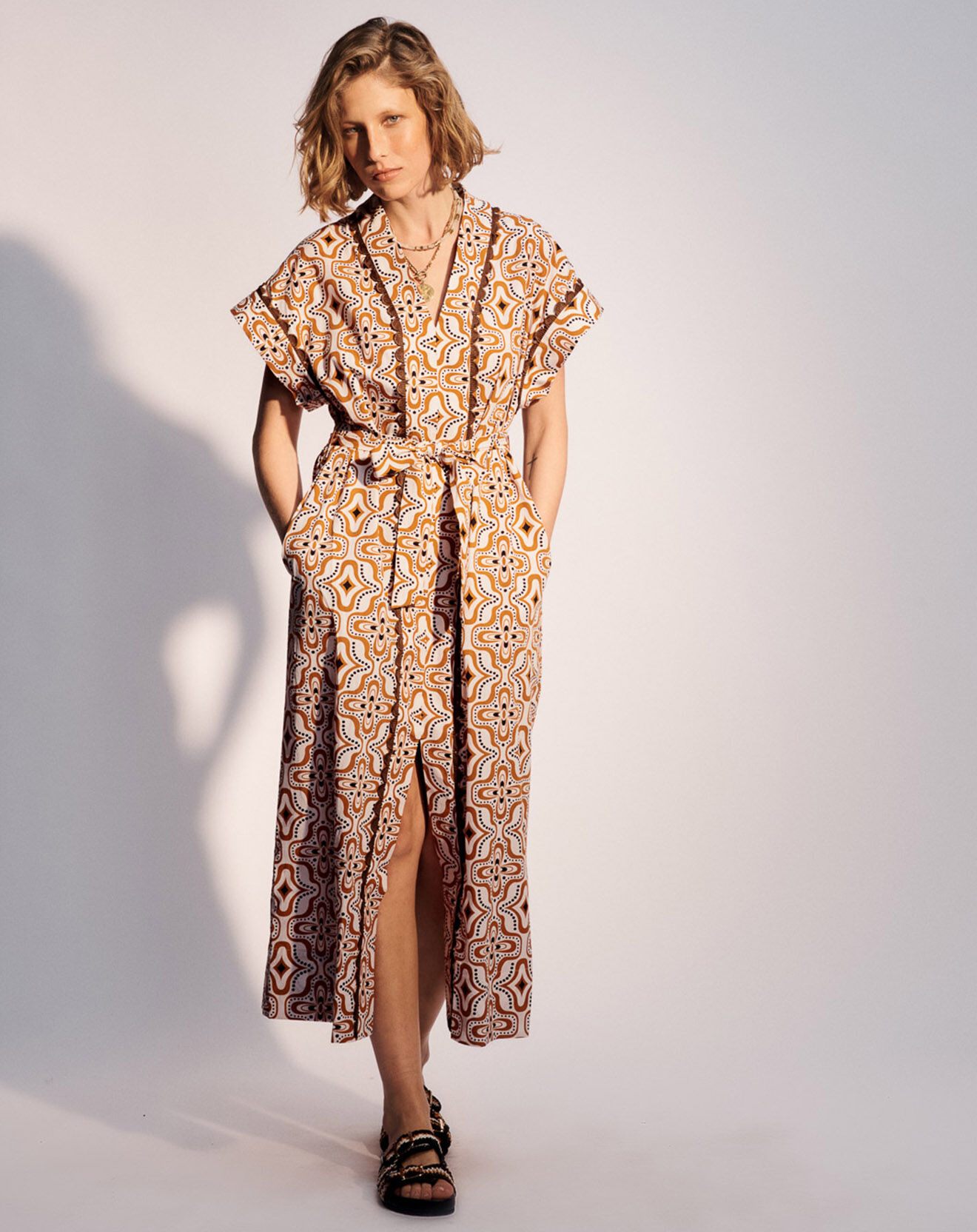 Stella Forest Robe droite Josephine orange