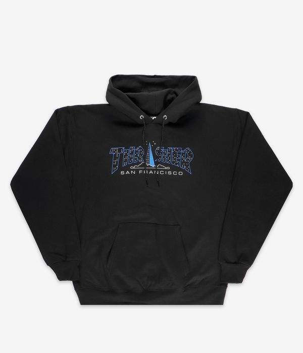 Thrasher Pyramid Hoodie (black)