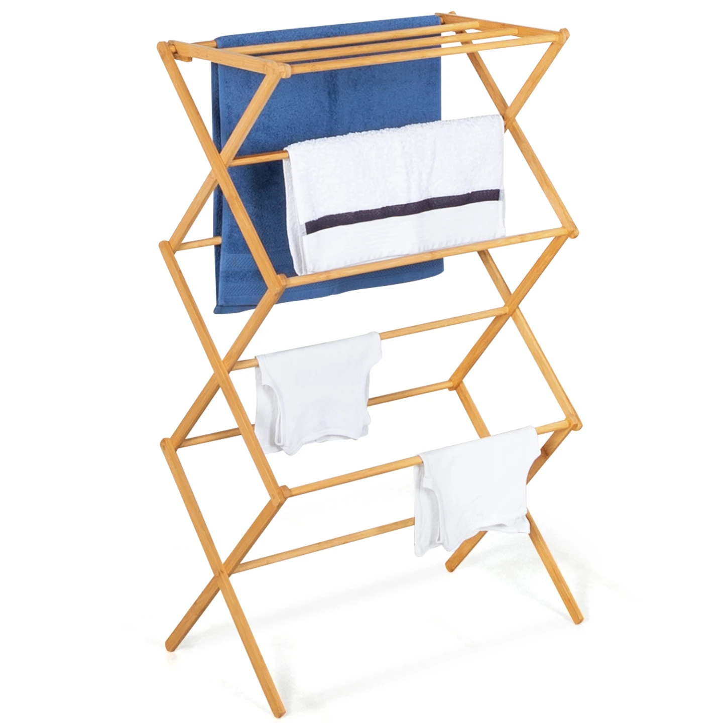 Séchoir à linge accordéon bambou RITA