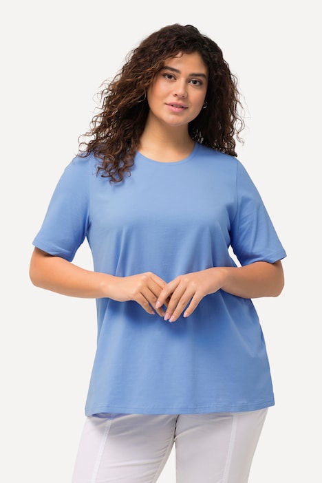 T-Shirt, A-Linie, Rundhalsausschnitt, Halbarm