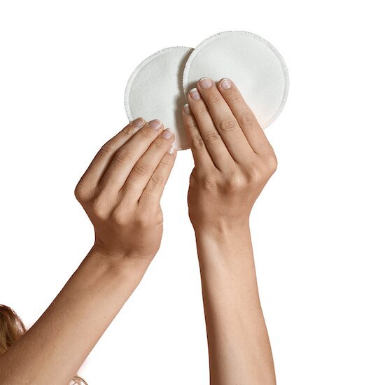Coussinets d'allaitement lavables en coton   Blanc        de               Carriwell