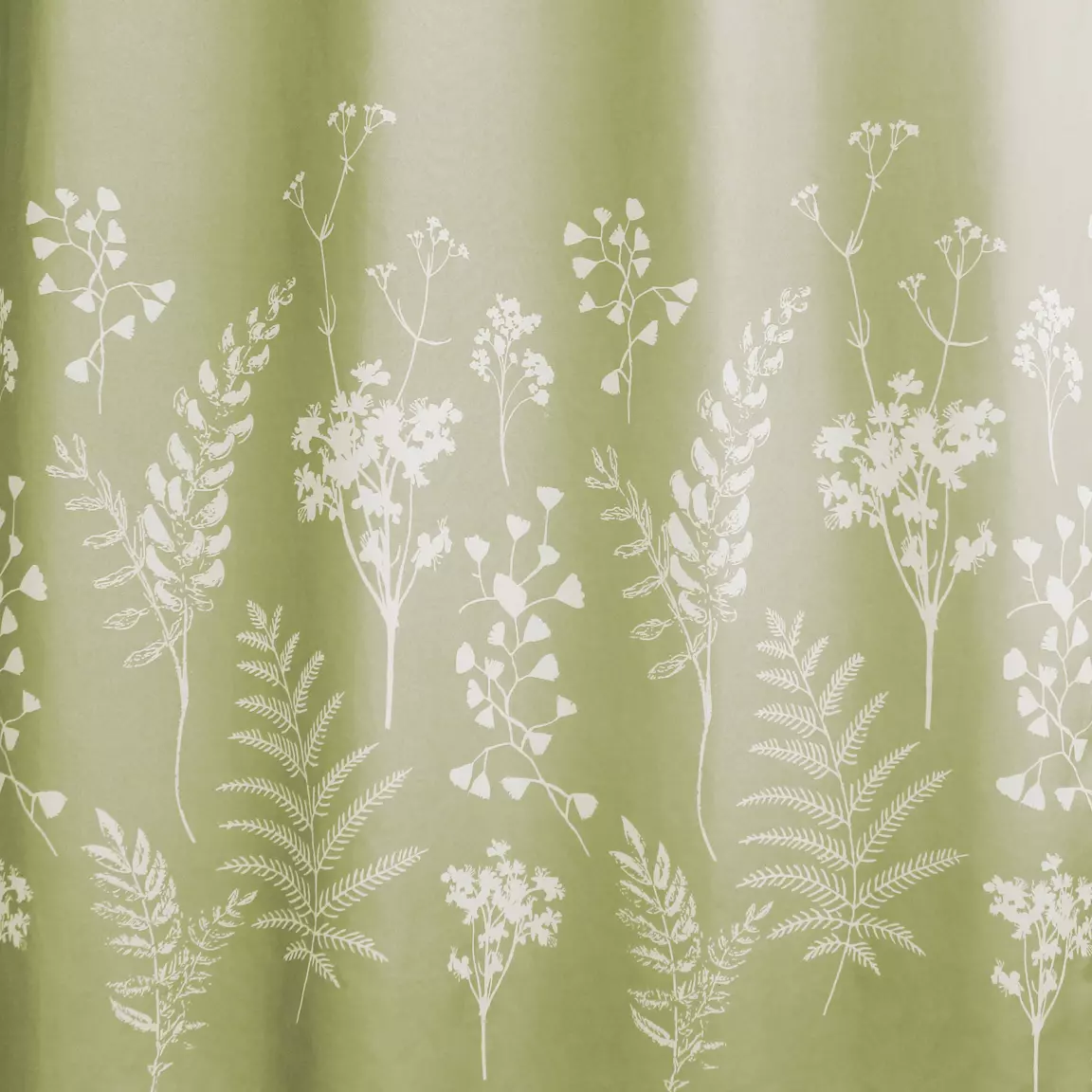 Rideau (135 x 240 cm) Herbier Vert tilleul