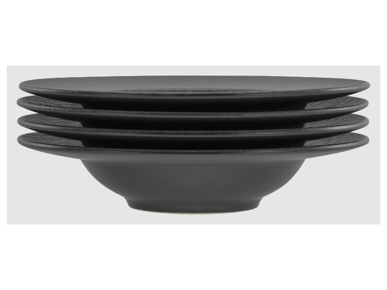 Serviesset Leisteen Black