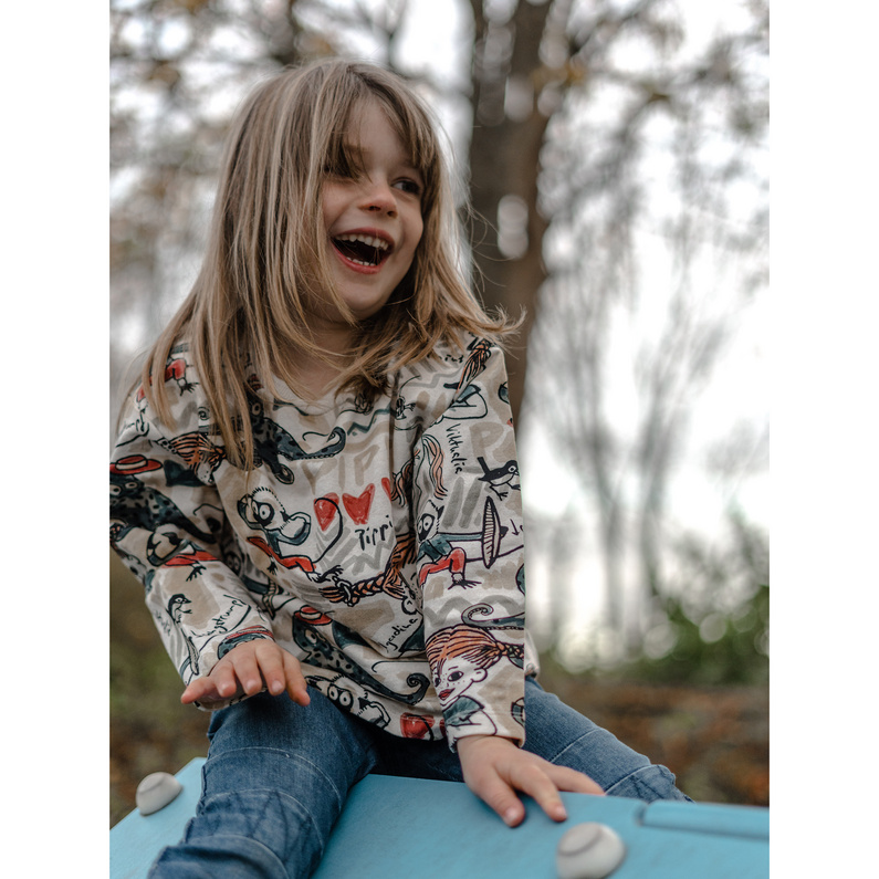 Bavarian Caps Kinder Pippi Langstrumpf Pullover