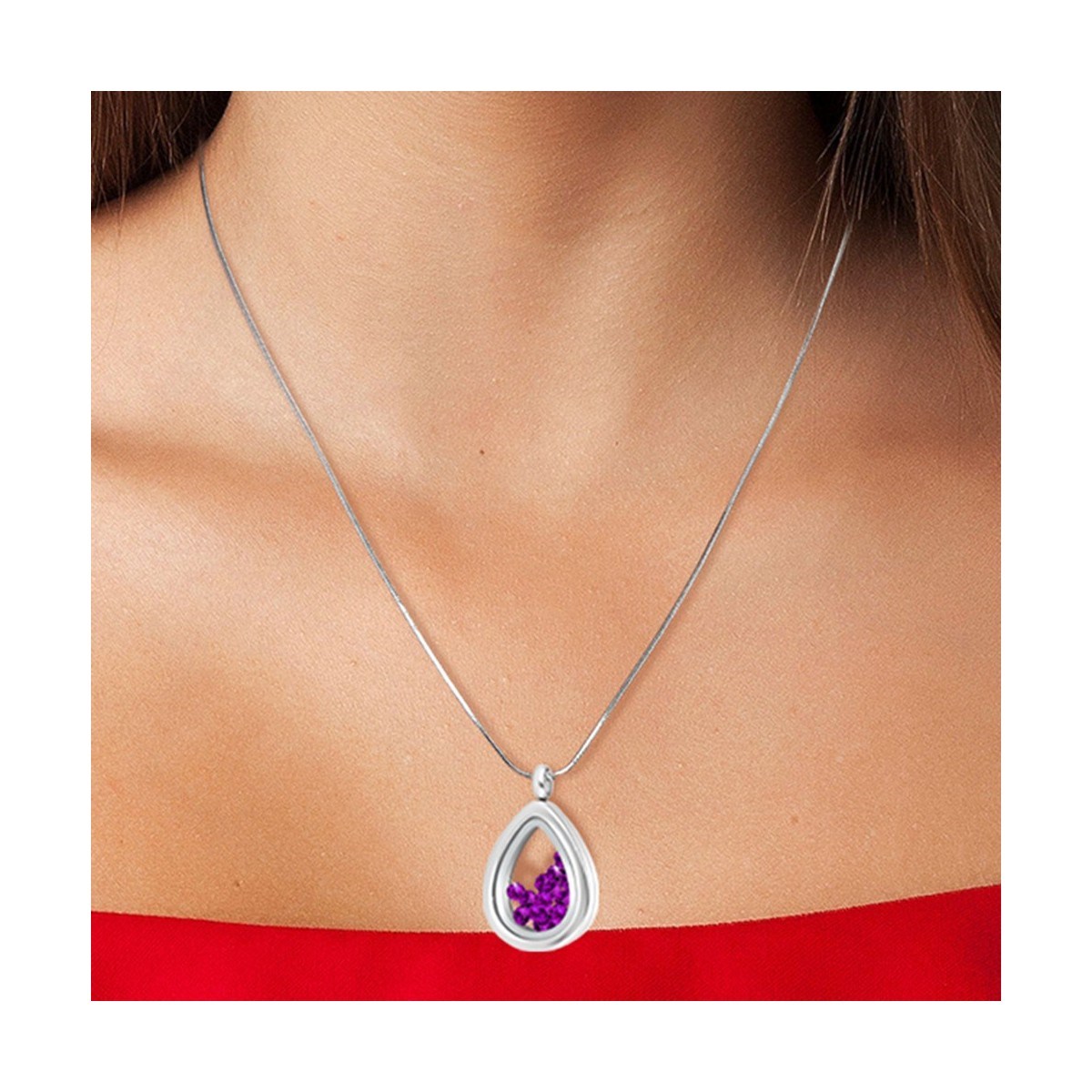 Collier SC Crystal orné de Cristaux scintillants