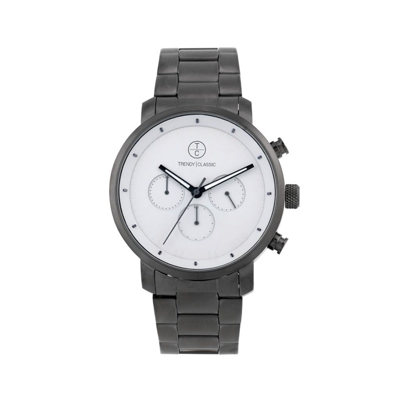 Montre Trendy Classic en Acier Homme Gris