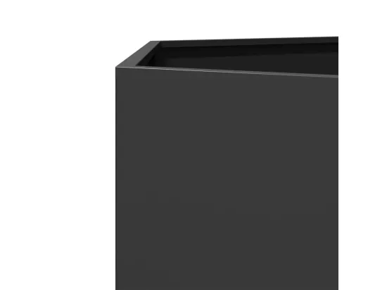 Jardinière bac lit surélevé noire 104 x 90 x 45 cm 02_0038632