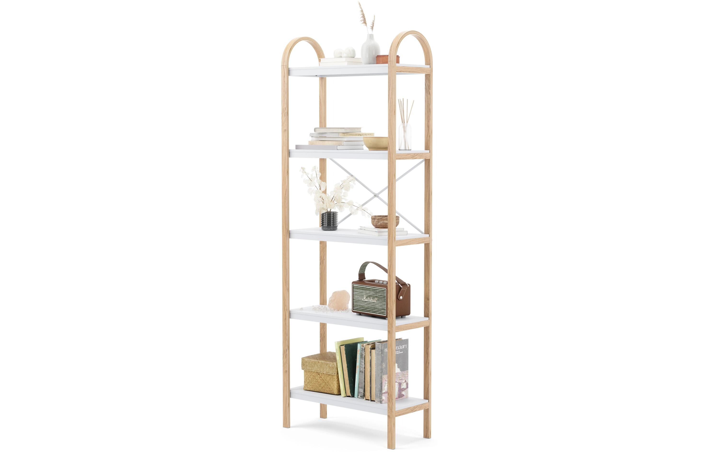 Regal Bellwood 61 x 170 cm, Nature<br>Regal mit 5 Ablagen