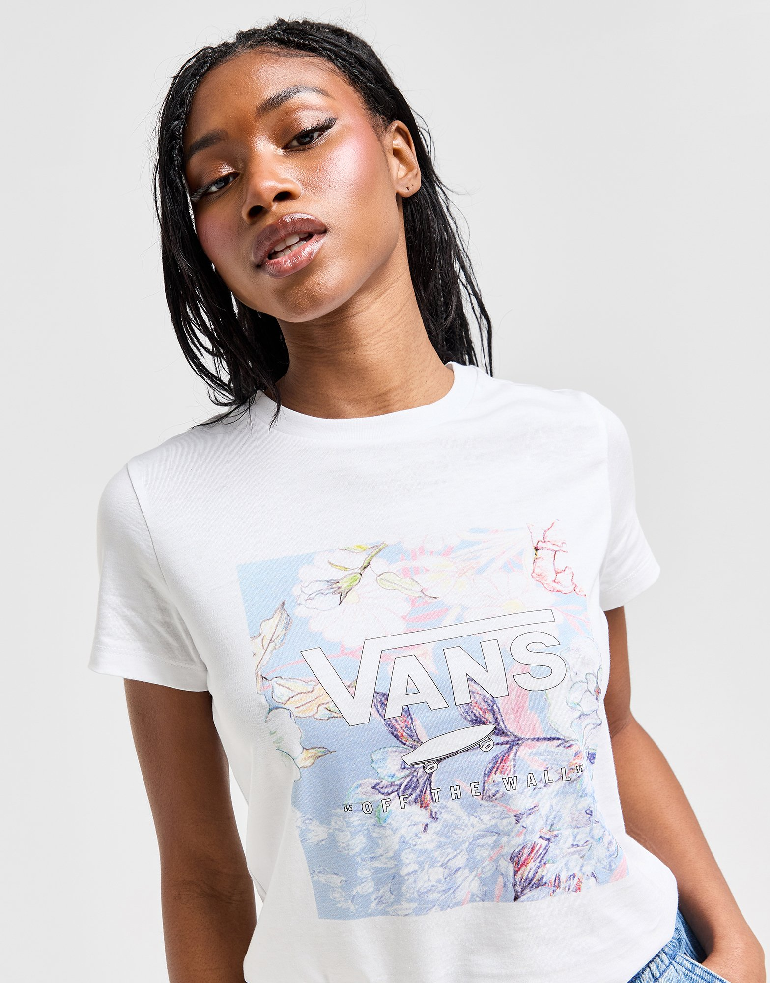 Vans T-shirt Flower Boxy Femme