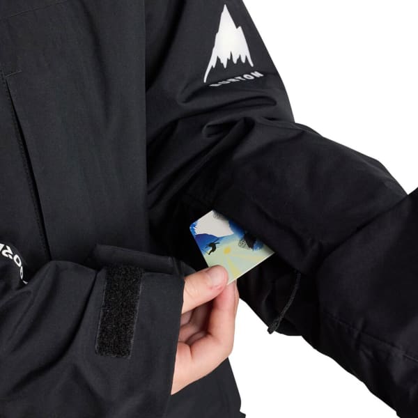 Veste snowboard BURTON KD GORE POWLINE JK TRUE BLACK