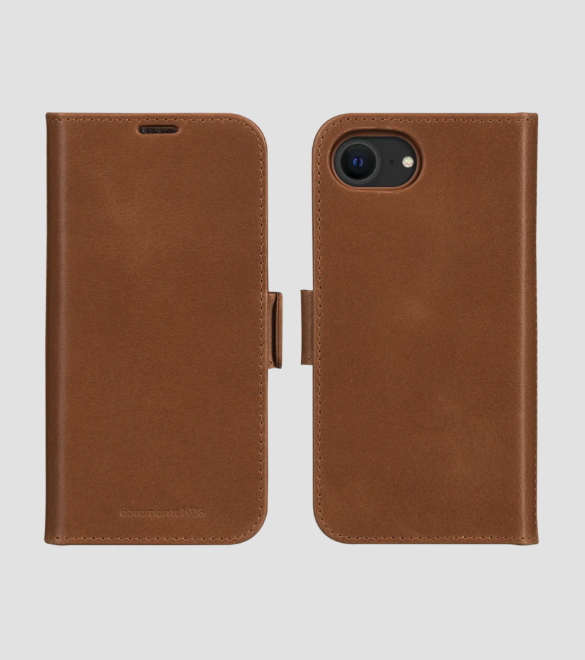 iPhone 16e 2in1 MagSafe Wallet Case Echtleder Tasche mit RFID Schutz Lynge (LME4GTGT6548) - Tan