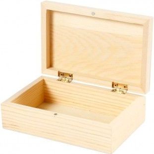 Creativ Company - Sieradendoos - Grenen Hout - Compact - Magnetische Sluiting