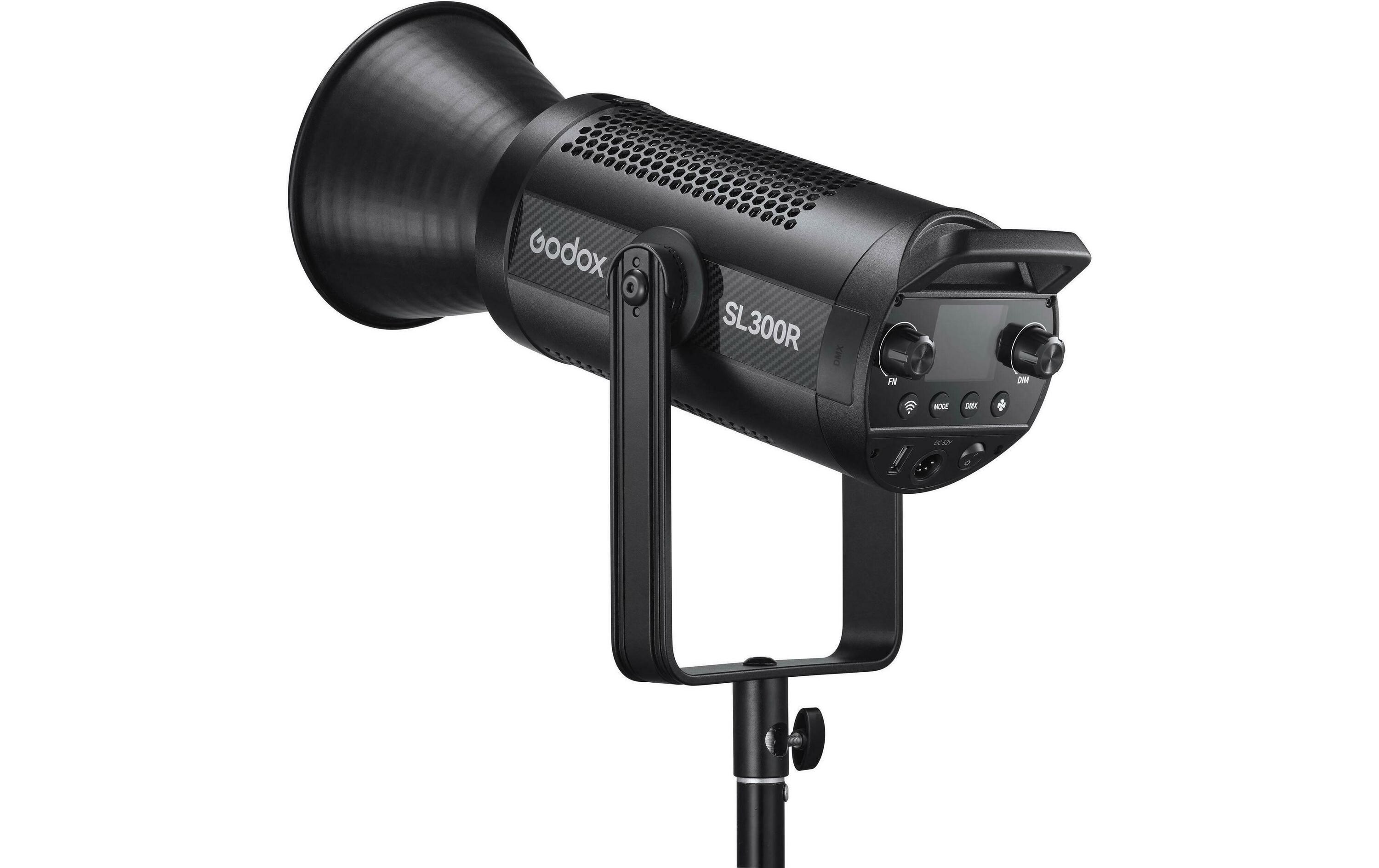 Videoleuchte SL300R LED-Licht<br>Vielseitige RGB LED-Videoleuchte mit Bowens-Anschluss