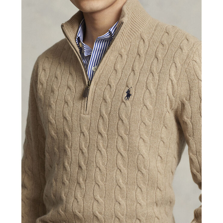 Polo Ralph Lauren 2/15 WOOL/CASH RWS-LSL-PLO Camel melange