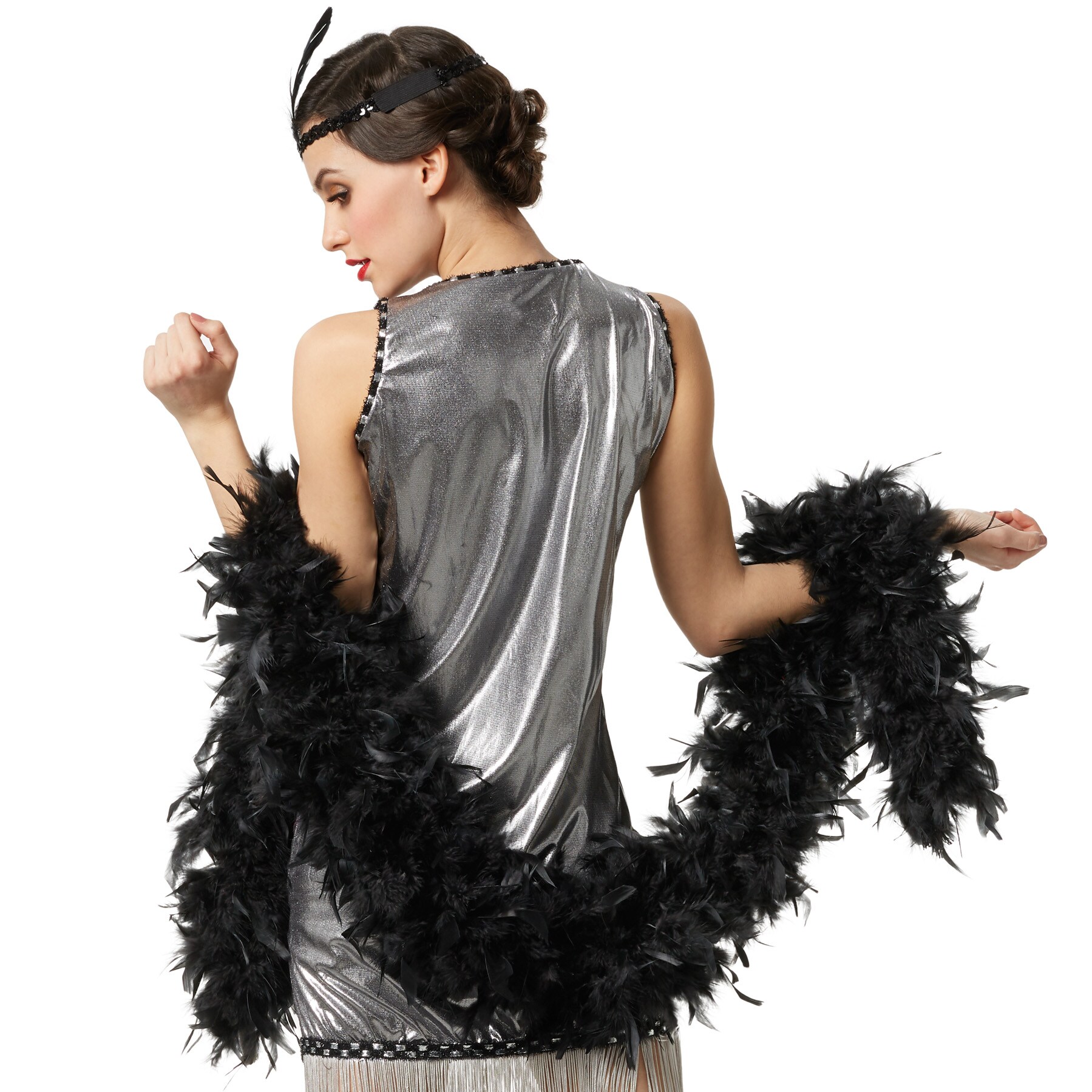 tectake® Flauschige Federboa