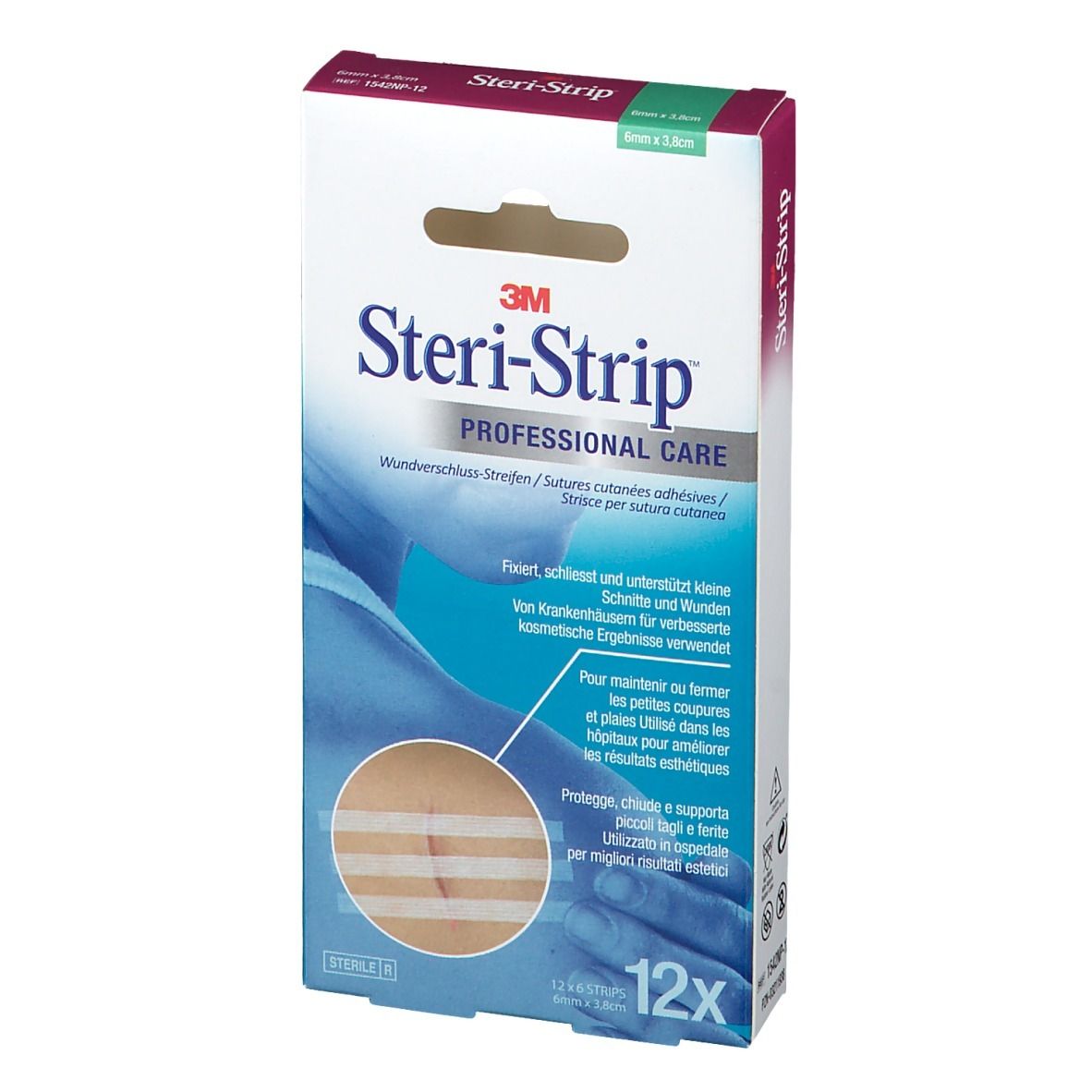 Steri Strip steril 6 mm x 38 mm