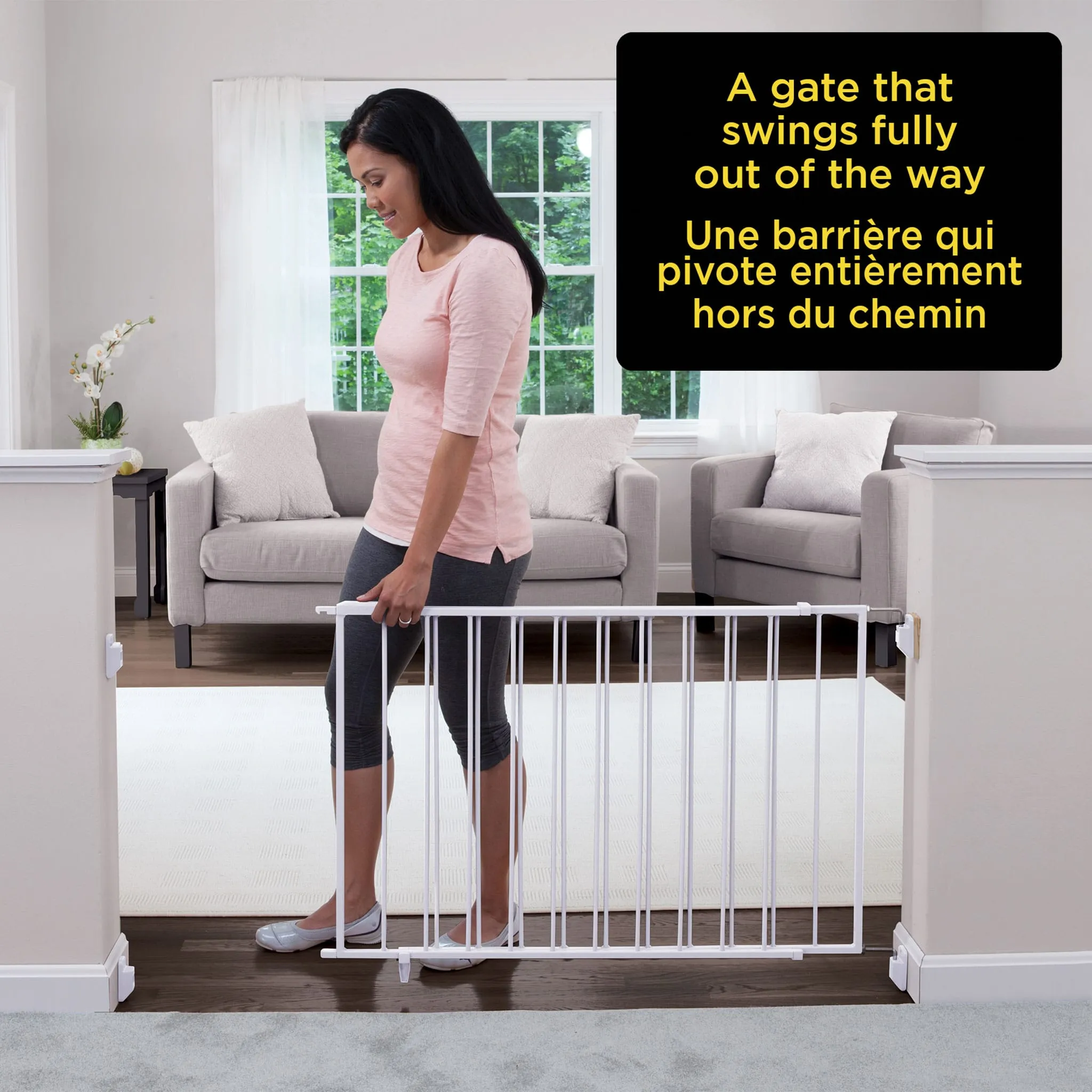 Safety 1st Barrière Coulissante en Métal Allonger pour Adapter - Blanc