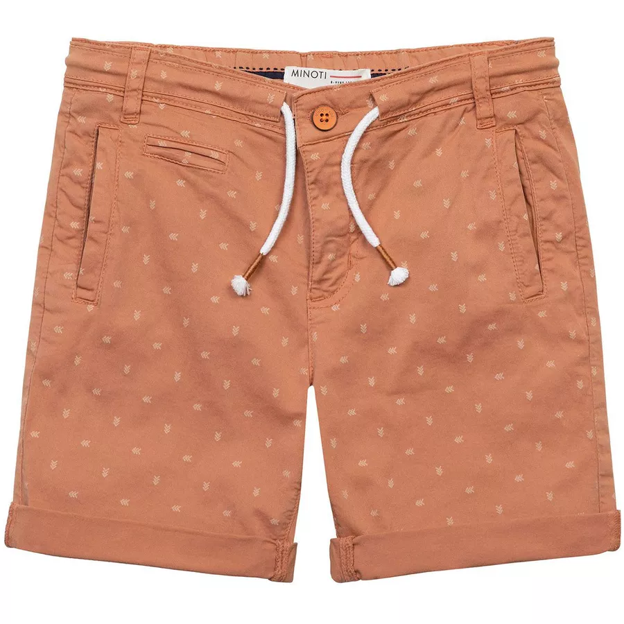 MINOTI Chinoshorts mit Pfeilprint Orange