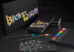 Black Edition Färgpennor Metalletui 24-p, Faber-Castell