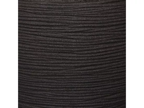 Jardinière Rib Carré 40 x 40 cm Noir KBLR903