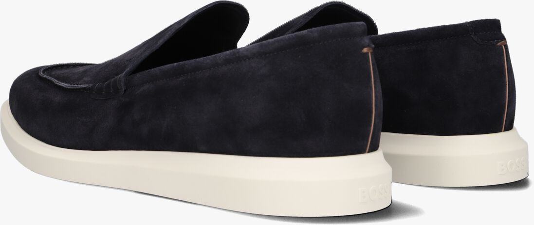 BOSS blauwe boss loafers randy  loafer