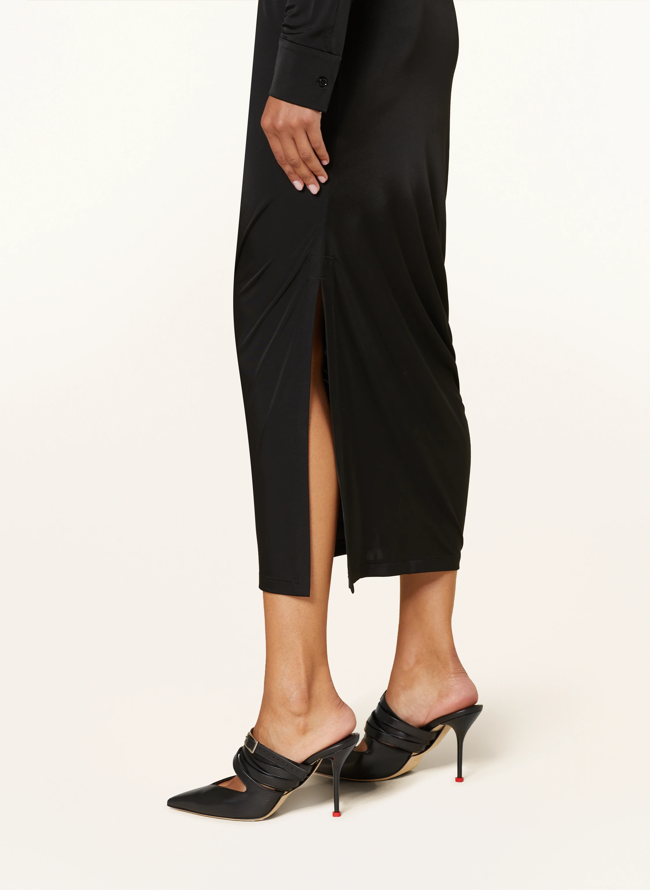 Alexander McQUEEN Hemdblusenkleid aus Jersey