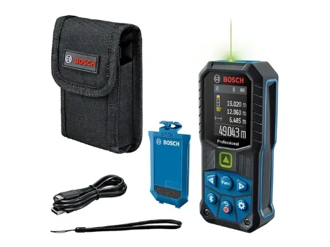 Bosch Professional GLM 50-27 CG Laserafstandsmåler Stativadapter 6,3 mm (1/4)., Bluetooth, Dokumentations-app Måleområde (maks.) 50 m