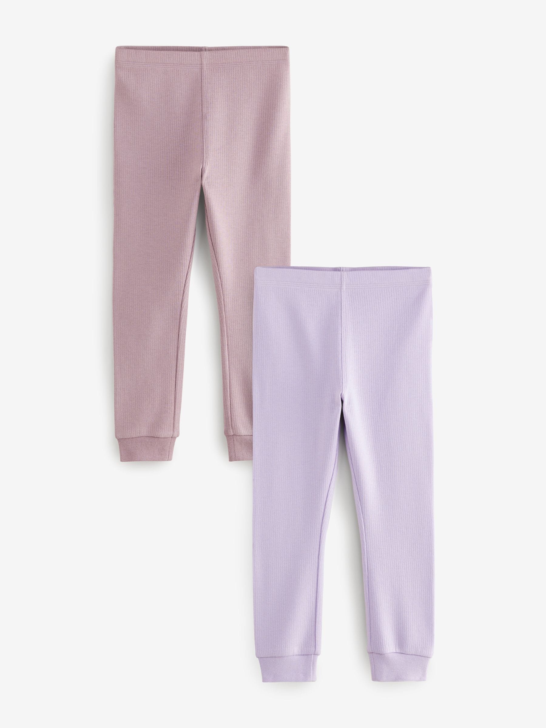 Lila-paars - Thermische leggings (2-16jaar)