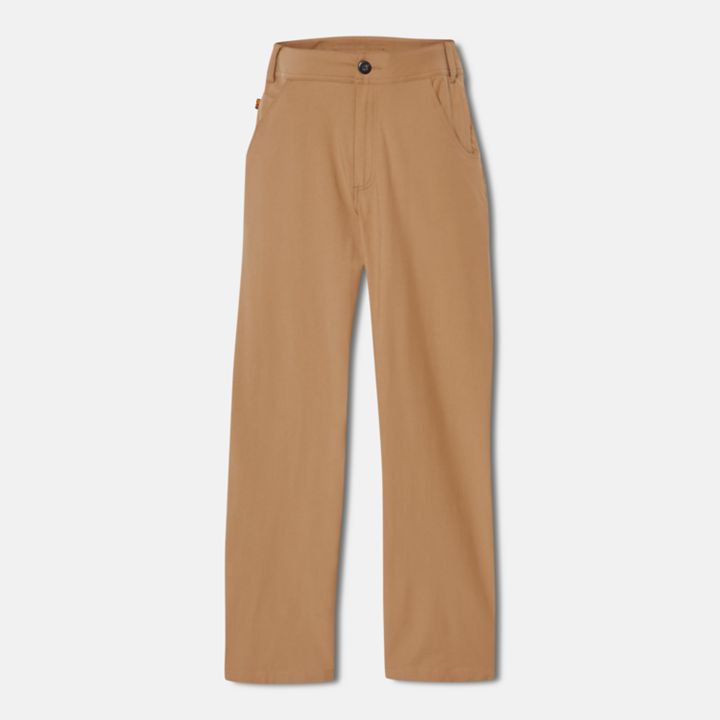 Calças de trabalho Timberland PRO Morphix Athletic para homem, na cor amarela.